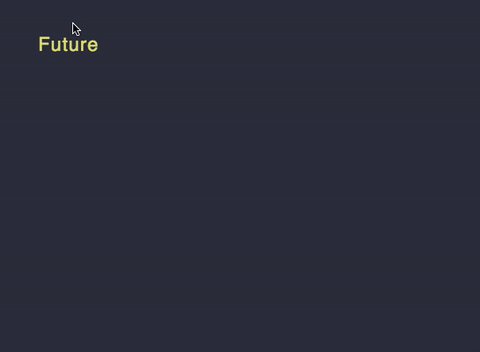 Under After • link interaction / animation