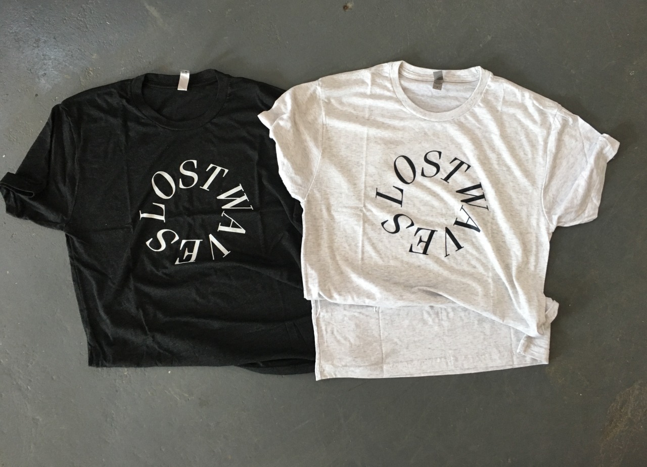 Under After • Lost Waves test shirt print