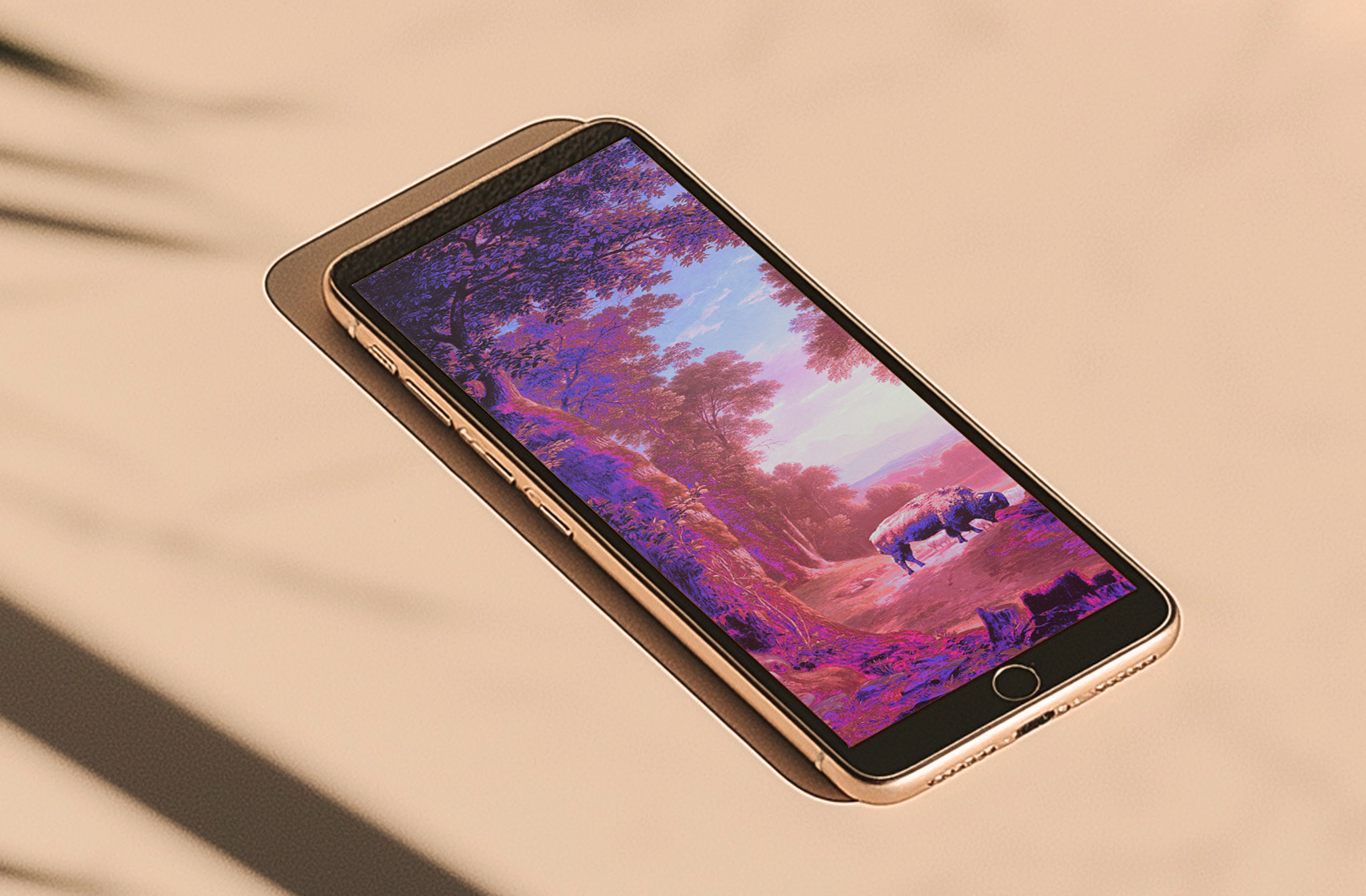 Under After • A wallpaper to commemorate sunseting the Bison Trails brand.