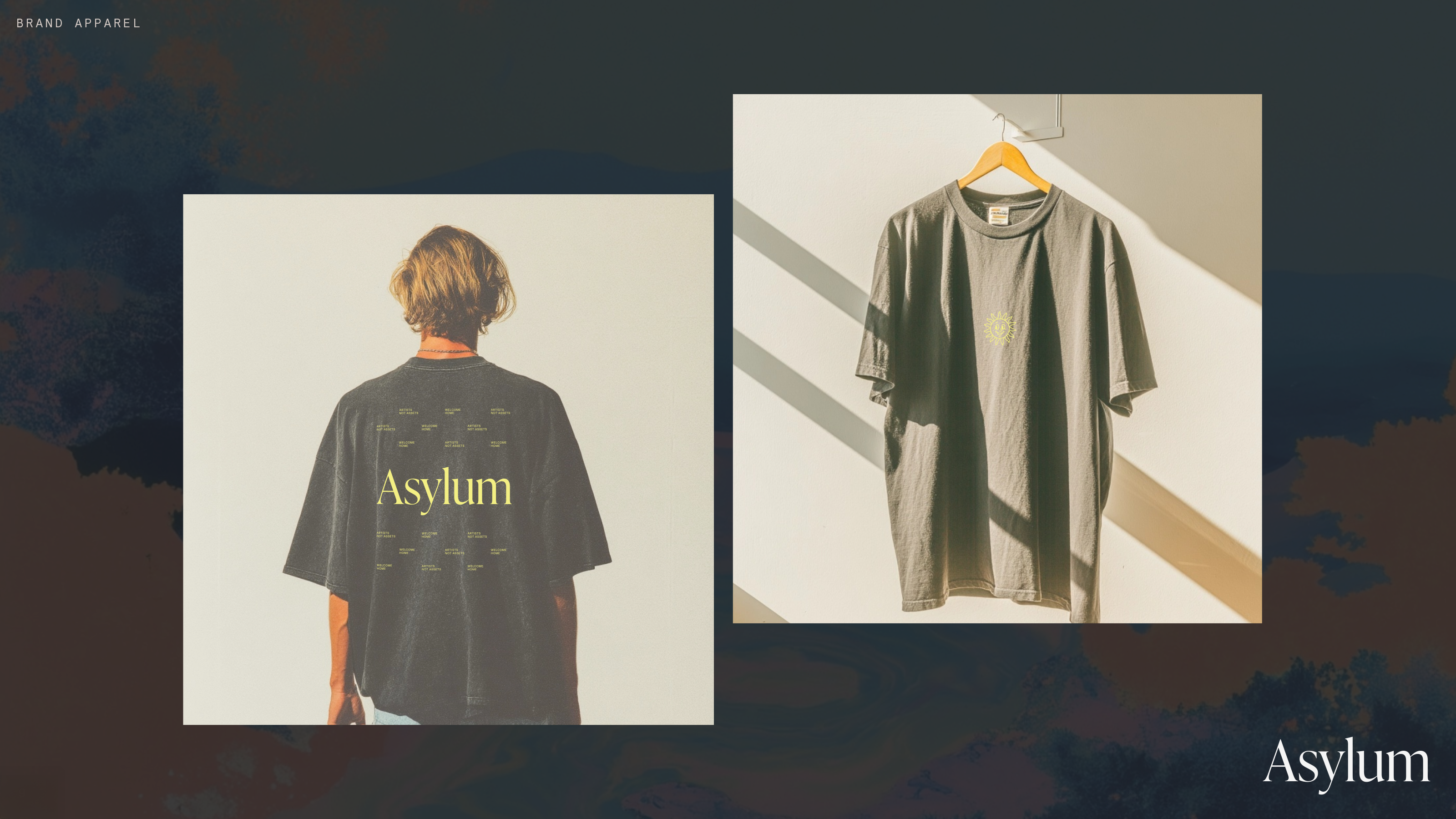 Asylum venture firm branded apparel and merchandise design