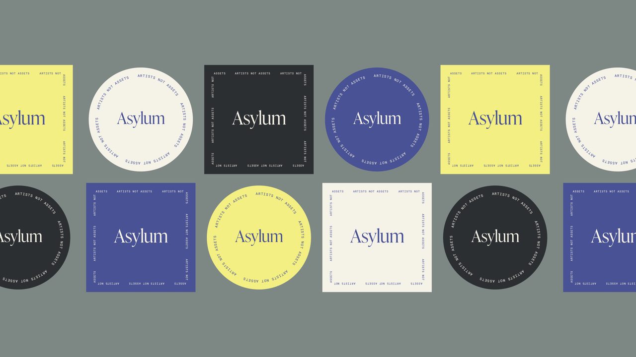 Asylum brand identity usage guidelines and logo variations
