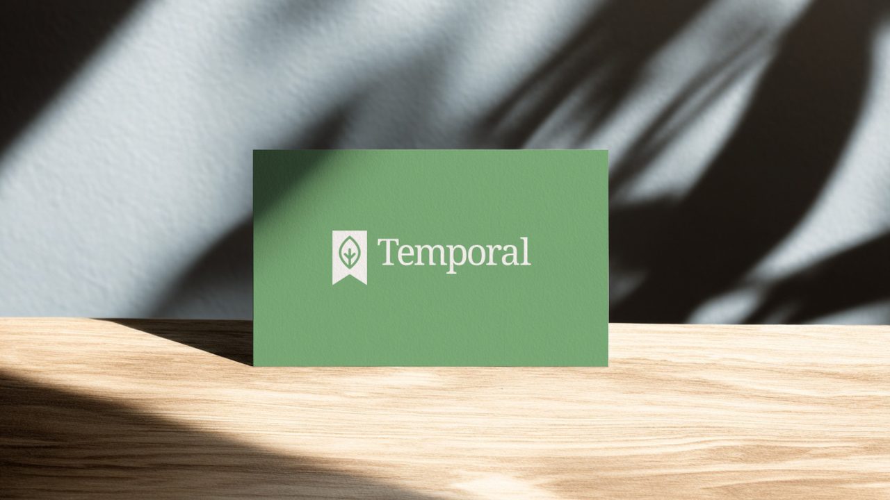 Temporal business card design
