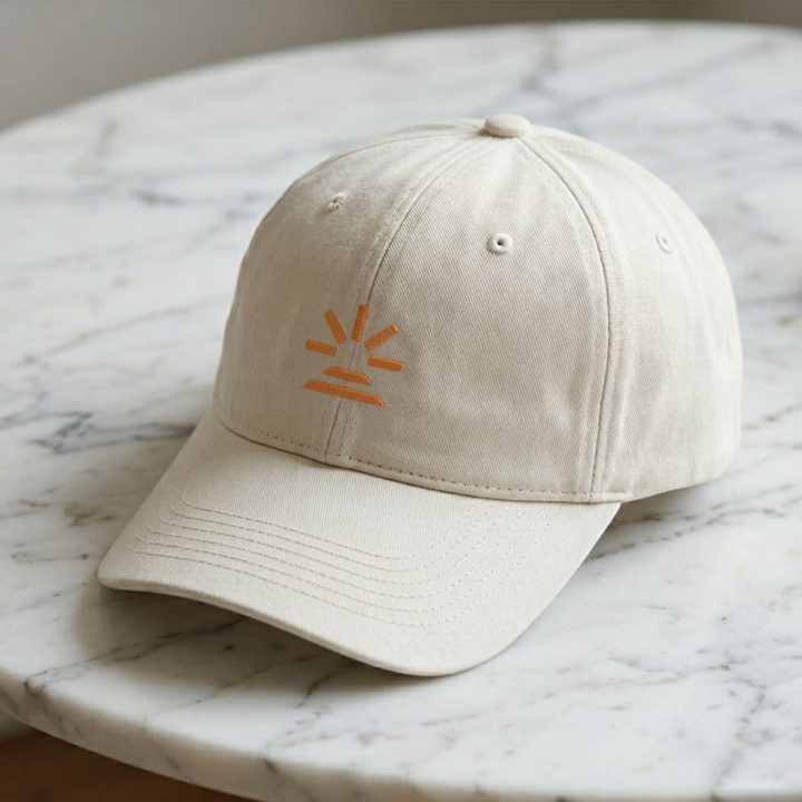 Pathlight logo embroidered on a cap